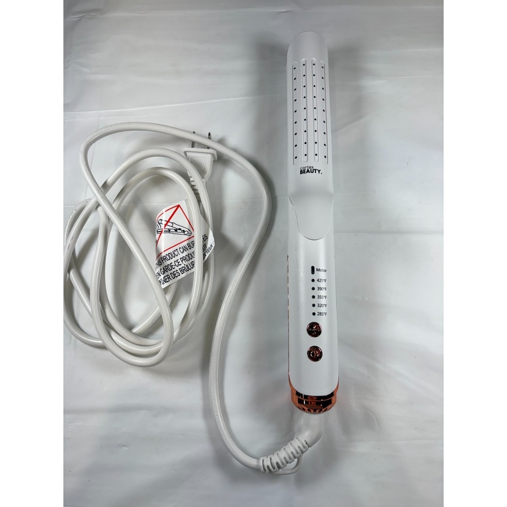 Cortex Beauty 360° Airflow Styler Curling Iron | 2-in-1 Hair Straightener and